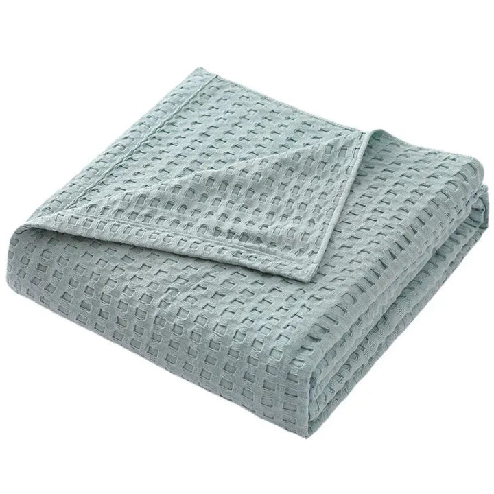 Rynx | Japanese Style Blanket Solid Color Towel Quilt Knitted Blanket Climate Blanket Office Sleep Climate Blanket