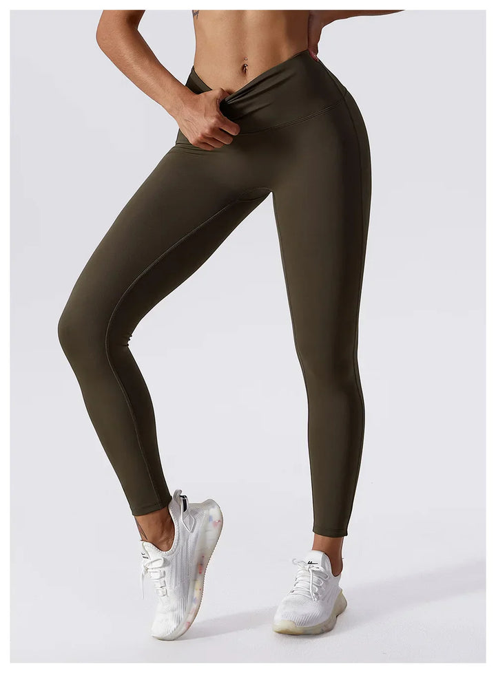 Lisslune | Breathable Push-Up Yoga Leggings with Peach Lift