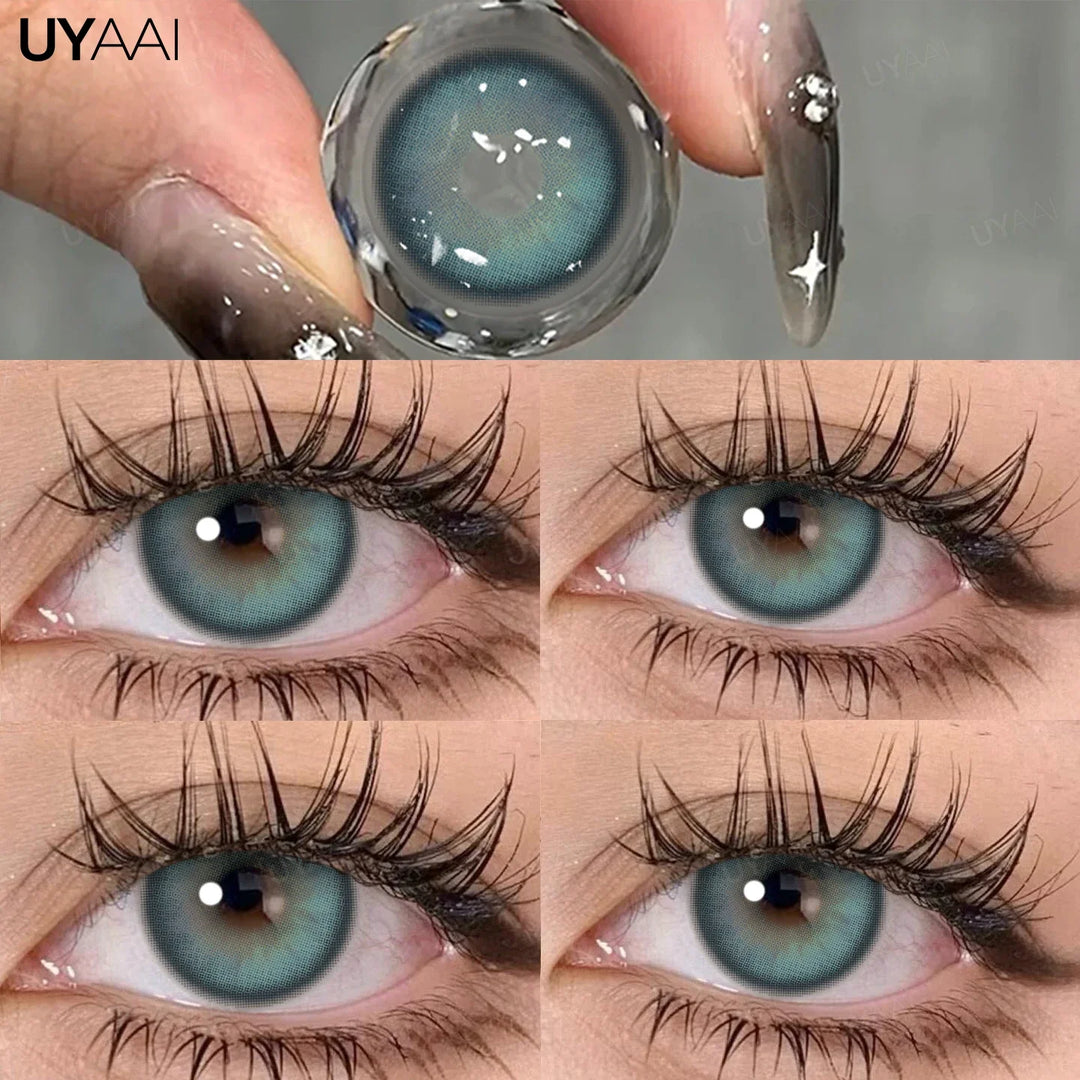 Rynx | Green contact lenses for eyes Cosmetic gray eye lenses y2k Korean style beauty eye color blue lenses