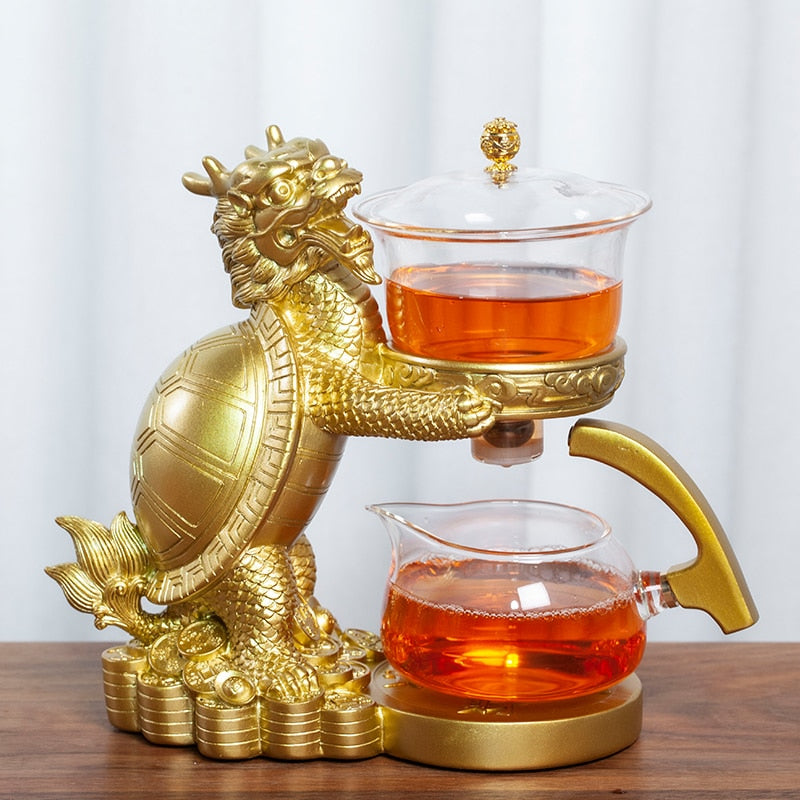 Lisslune | Mystic Golden Dragon Teapot