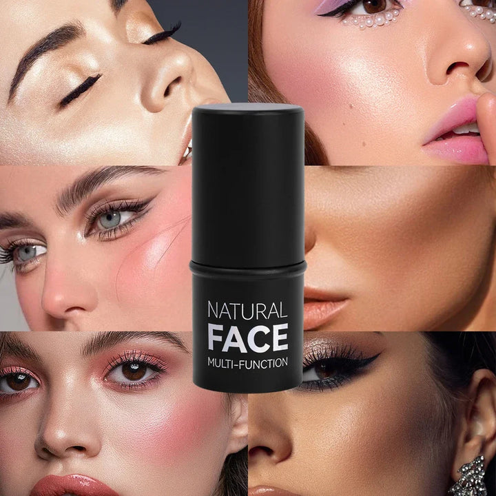 Rynx | Face Contouring Bronzer Highlighter Multifunctional Waterproof Blush Cream Long-lasting Brightening Contouring Shadow Makeup