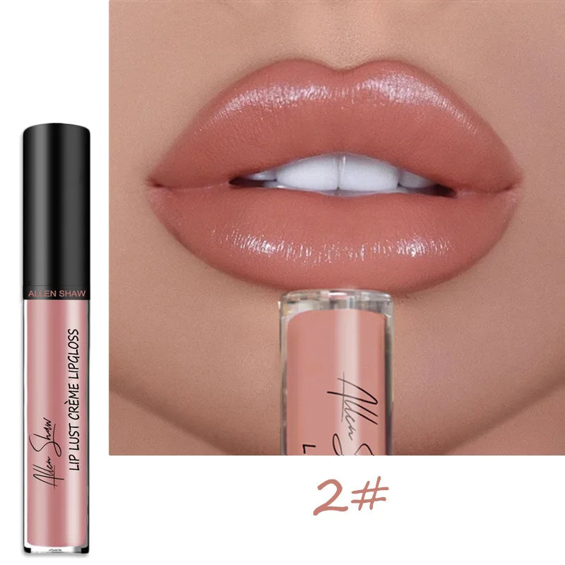 Rynx | 12 Colors Sexy Women's Lipstick Waterproof Long-lasting Moisturizing Lip Gloss Vivid Color Lip Gloss Women's Make-up maquiagem