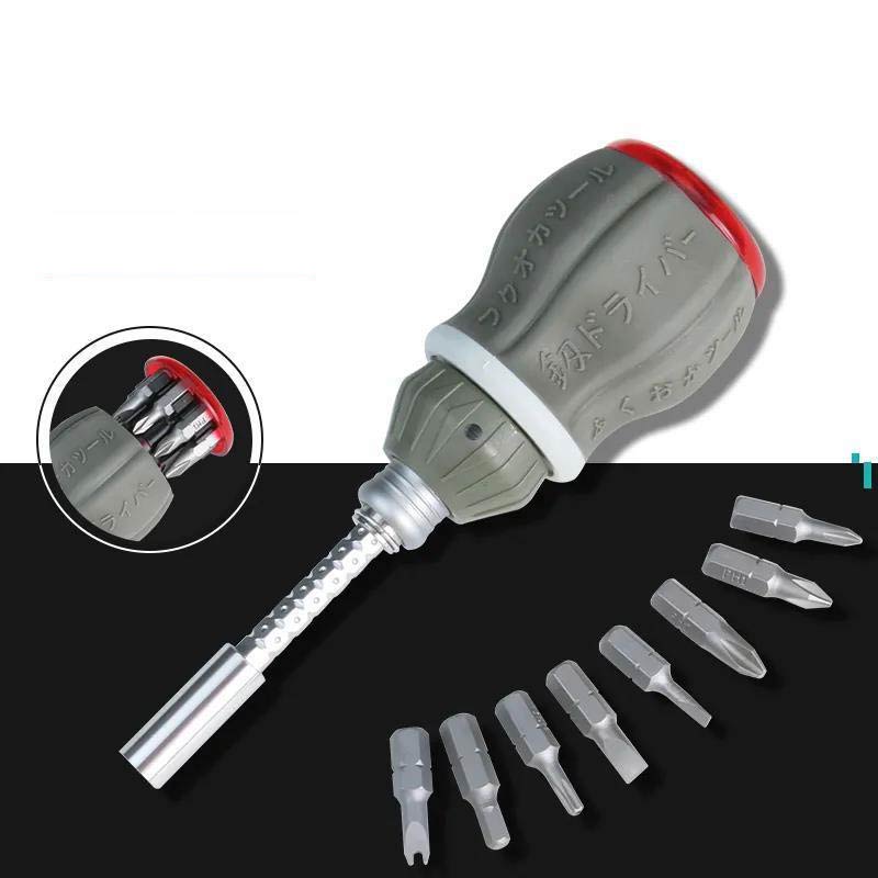 Lisslune | Telescopic Portable Magnetic Fix Flex Screwdriver Set