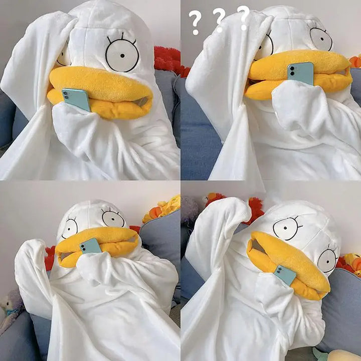 Lisslune | Confused Duck Warm Adult Pajamas Costume