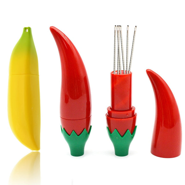Lisslune | Chili Pepper Sewing Needle Toothpick Holder Case