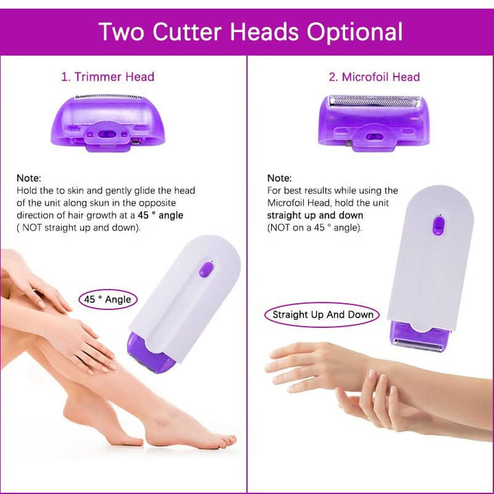 Lisslune | Women's razor for pain-free hair removal & smooth skin
