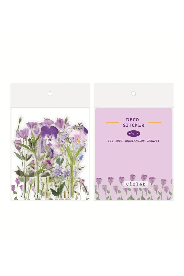 Lisslune | floral scrapbooking stickers