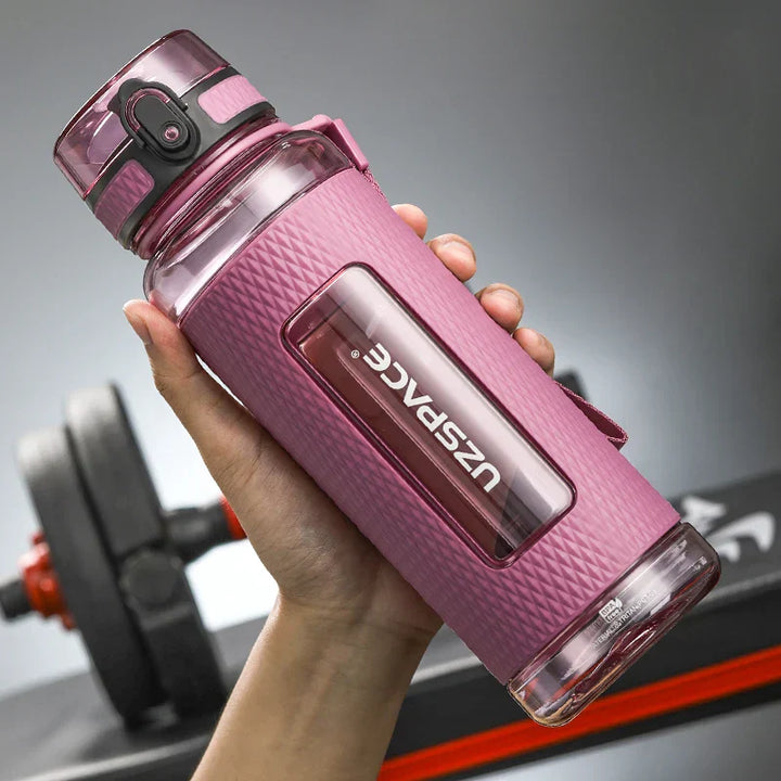Lisslune | UZSPACE Sport Water Bottles, BPA-free, portable, impact-resistant, leak-proof, large capacity, fitness water kettle, Tritan plastic drinking bottle