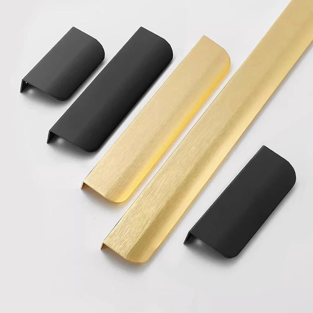 Lisslune | Veitl er Black and Gold Aluminum Alloy Cabinet Handle Collection