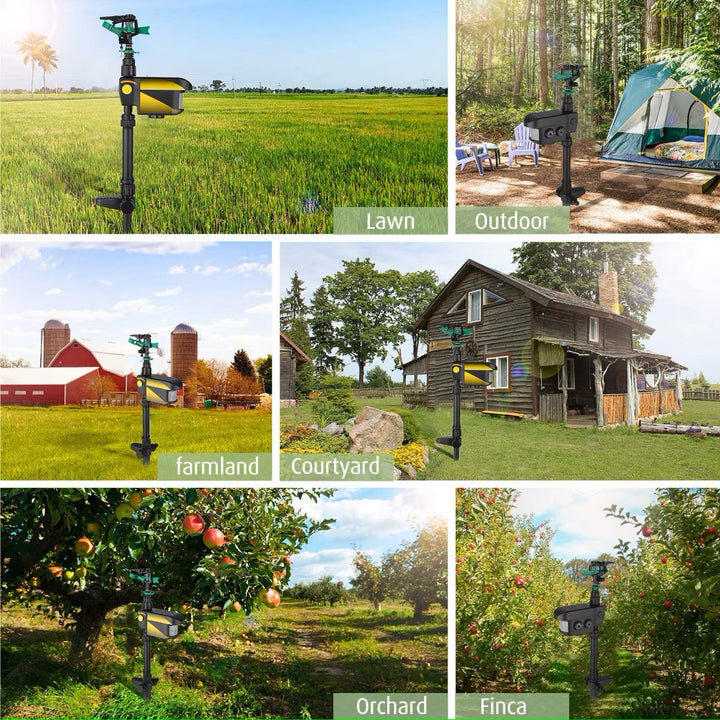 Lisslune | Sprinkler system for garden irrigation – Adjustable irrigation sprinkler with stand base