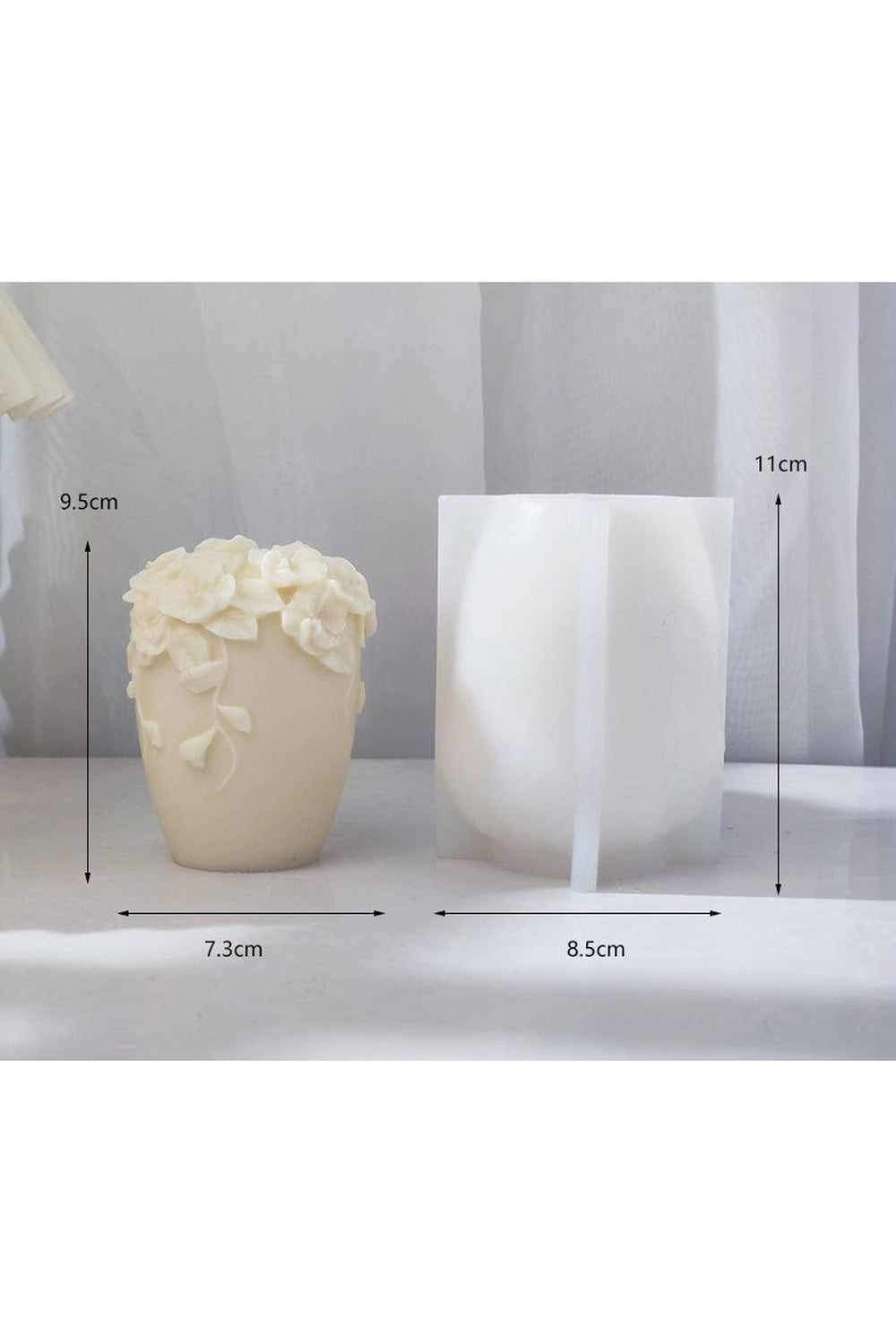 Lisslune | Rattan Flower Candle Shape