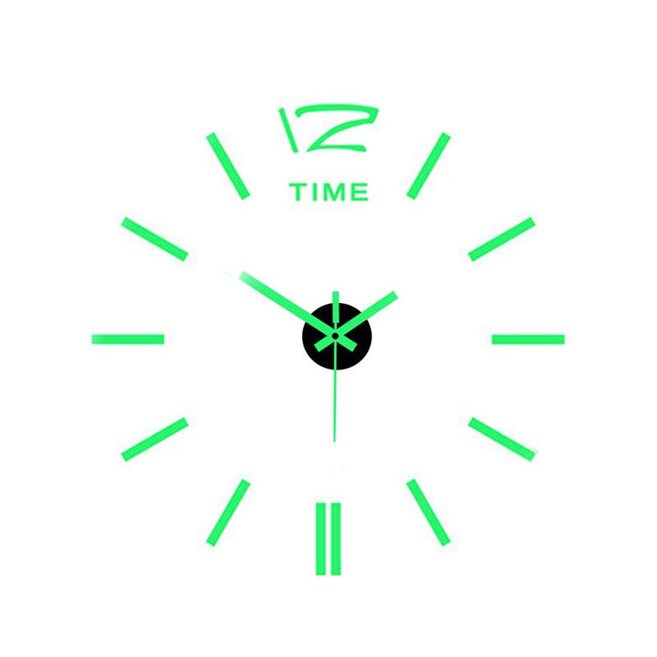 Lisslune | 3D Luminous Silent Wall Clock