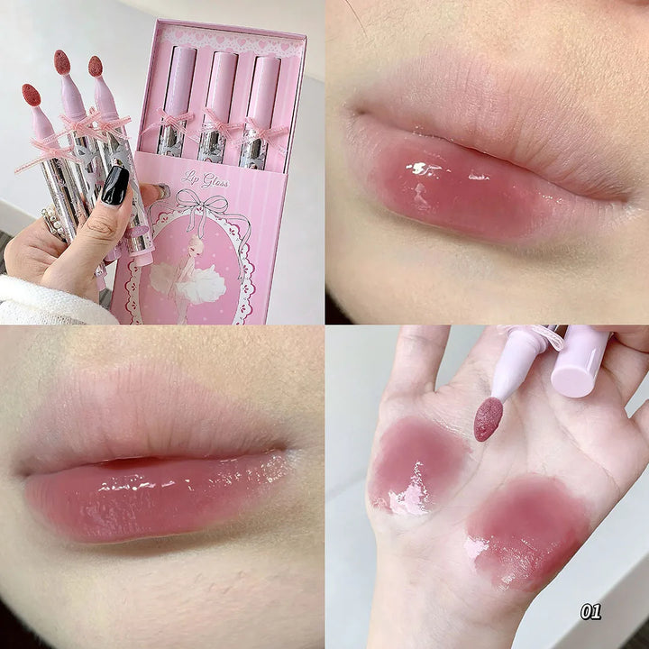 Rynx | Ballet Girls Membrane Lip Gloss Long-lasting Non-smudging Hydrating Water-glow Finish Suitable for All-day Use