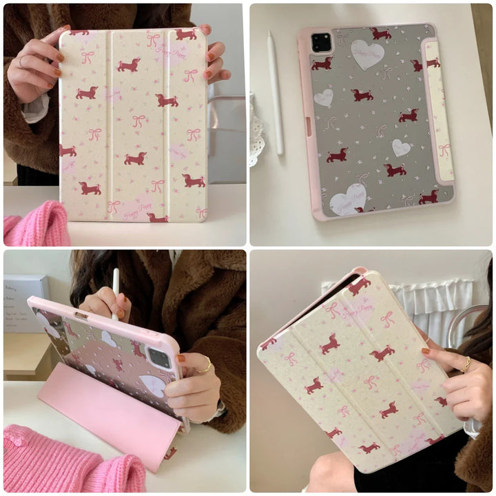 Lisslune | Für iPad 11 Zoll 2025 2024 Air Pro 11 12,9 13 M3 M4 Hülle 9,7 10,2 5. 6. 7. 8. 9. 10. Generation Cover Air 5 4 3 10,9 Hülle