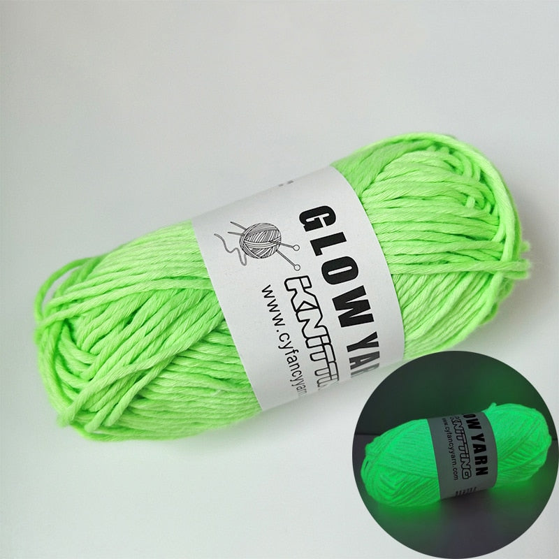 Lisslune | Sparkle Glow Luminous Knitting Yarn