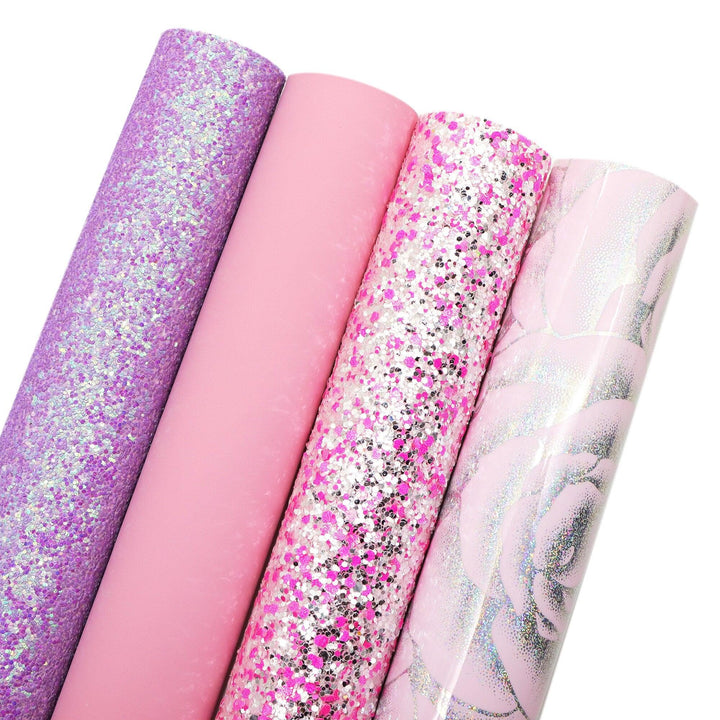 Lisslune | Glamorous Synthetic Leather DIY Craft Kit: Sparkle & Shine Bundle