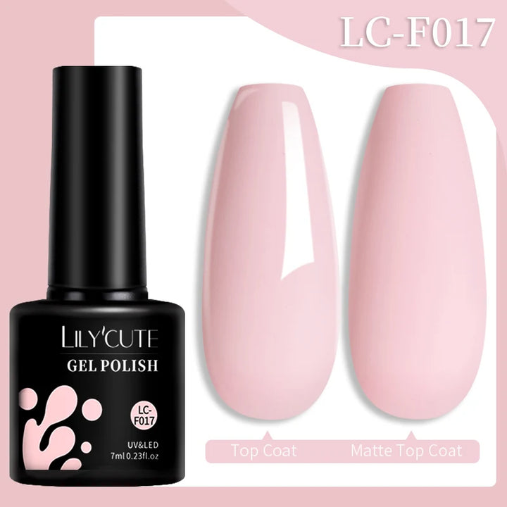 Rynx | 7ml Glitter Gel Nail Polish Semi Permanent Sequins Soak Off UV Gel Colorful DIY Nail Art Polishes