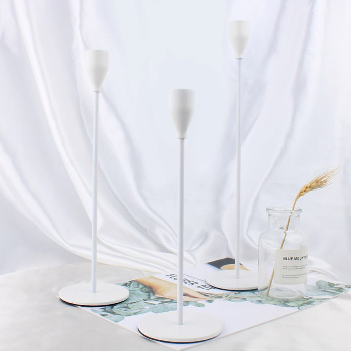 Lisslune | 3-piece set metal candle holder