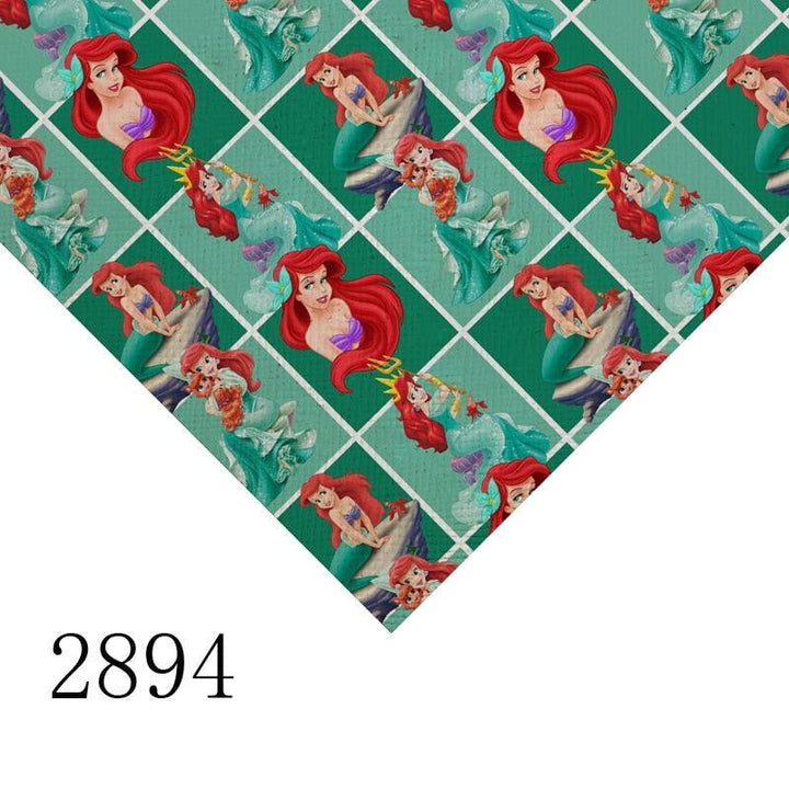 Lisslune | Lively Cartoon Character Synthetic Leather Craft Paper - A4 Size