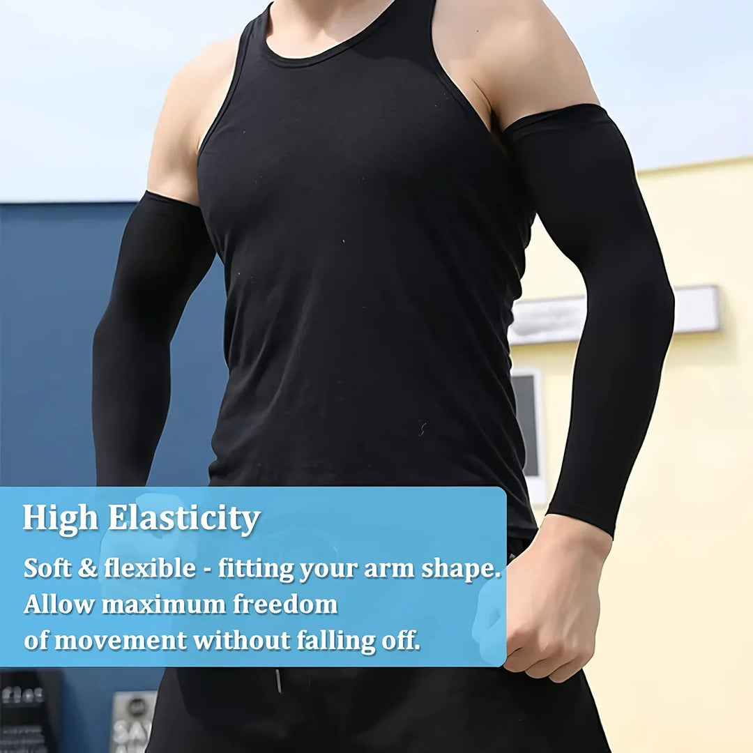 Rynx | 3 Pair Unisex Sun Protection Arm Sleeves Breathable Cooling Arm Guards for Outdoor Activities Cycling Running Mountaineering