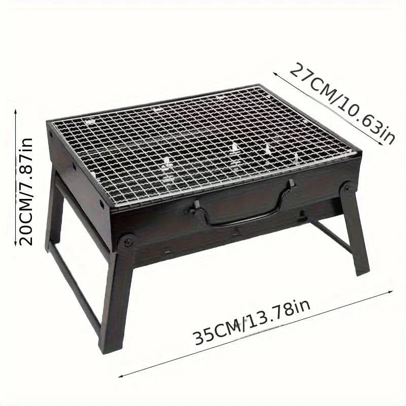Lisslune | CampFlare Charcoal Grill – Compact & robust for grilling on the go