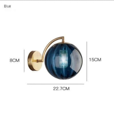 Lisslune | Colorful Glass Modern Wall Lamp