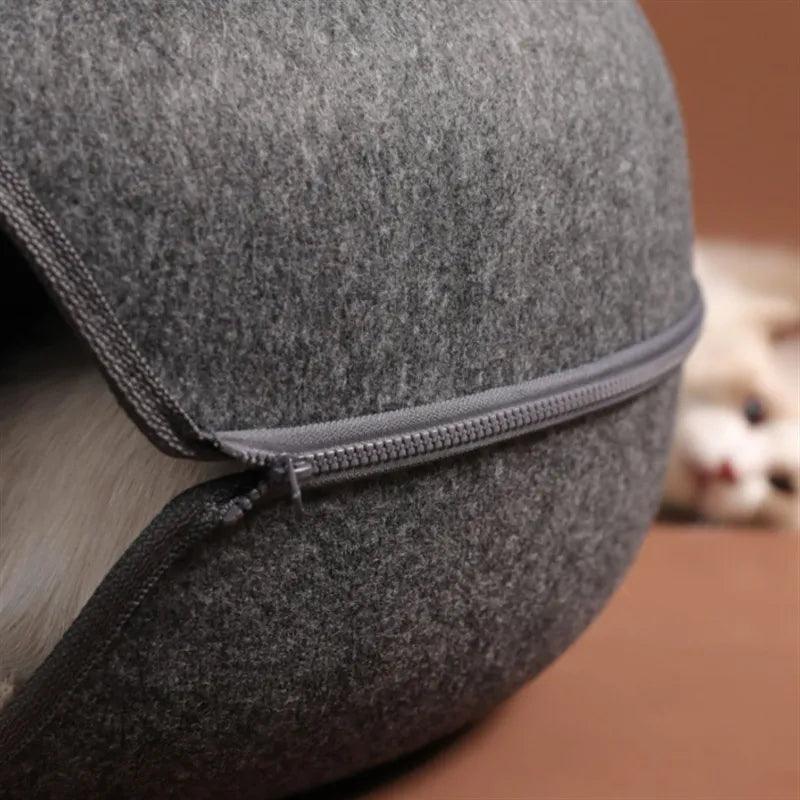 Lisslune | Purrfect Play & Relax Tunnel Bed - Interactive Cat Retreat