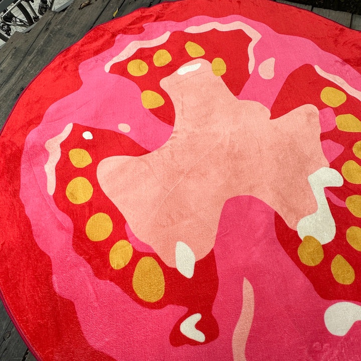 Rynx | Vegetable Tomato Customizable Rug Digital Printing Technology Simple Housewarming Gift Handmade Non-Slip Decorative Rug
