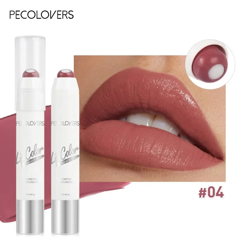Rynx | 1PC Multicolored Moisturizing Lipstick - Gentle, Rich Shades, Versatile, Non-sticky Cup, Suitable for Daily Use and Travel