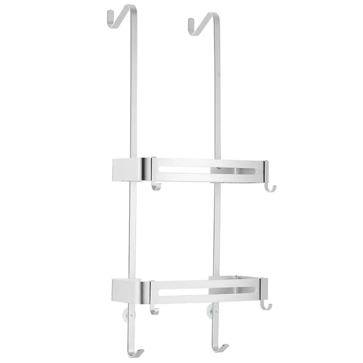 Lisslune | Sleek Shower Nail-Free Dual Layer Organizer Rack