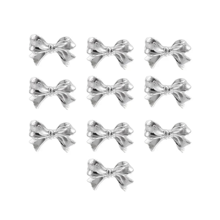 Rynx | 10 Pieces Alloy Snake Butterfly Nail Charms Design 3D Metal Nail Art Rhinestone Decorations Jewelry Gemstone Manicure Design Accessories