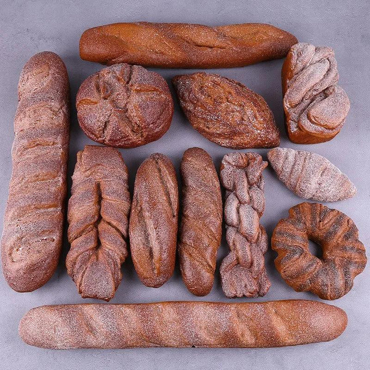 Lisslune | Life-like Synthetic Baker's Bread Set for Impressive Events and Photography
