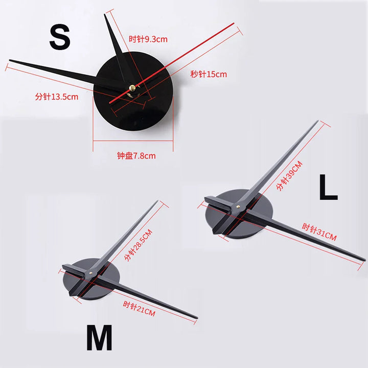 Lisslune | New large unique style acrylic wall clock