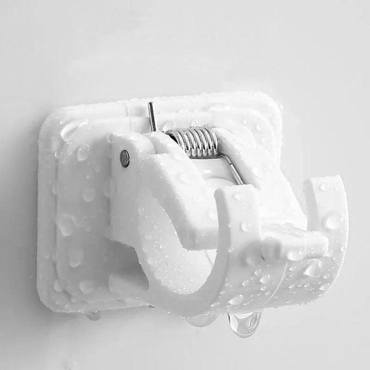 Lisslune | Robust waterproof curtain rod brackets with easy peel-and-stick installation