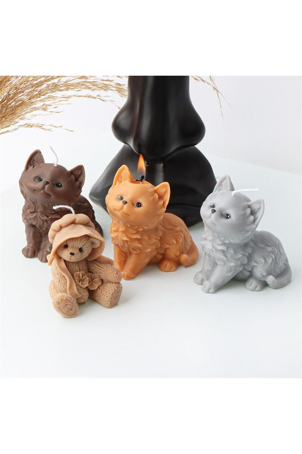 Lisslune | & Bear Gypsum Candle Mold