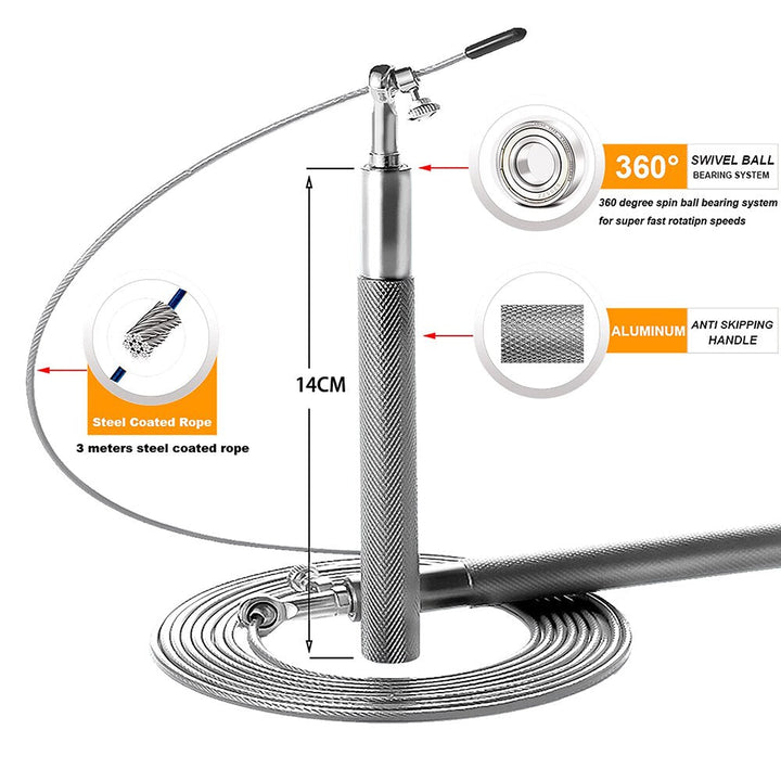 Lisslune | Crossfit Speed Jump Rope 360°