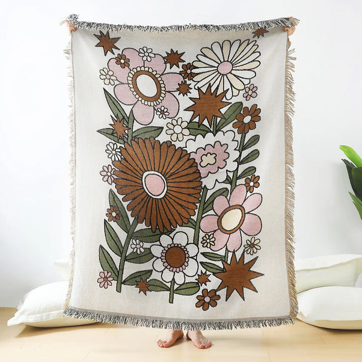 Lisslune | Daisy Wall Tapestry Blanket
