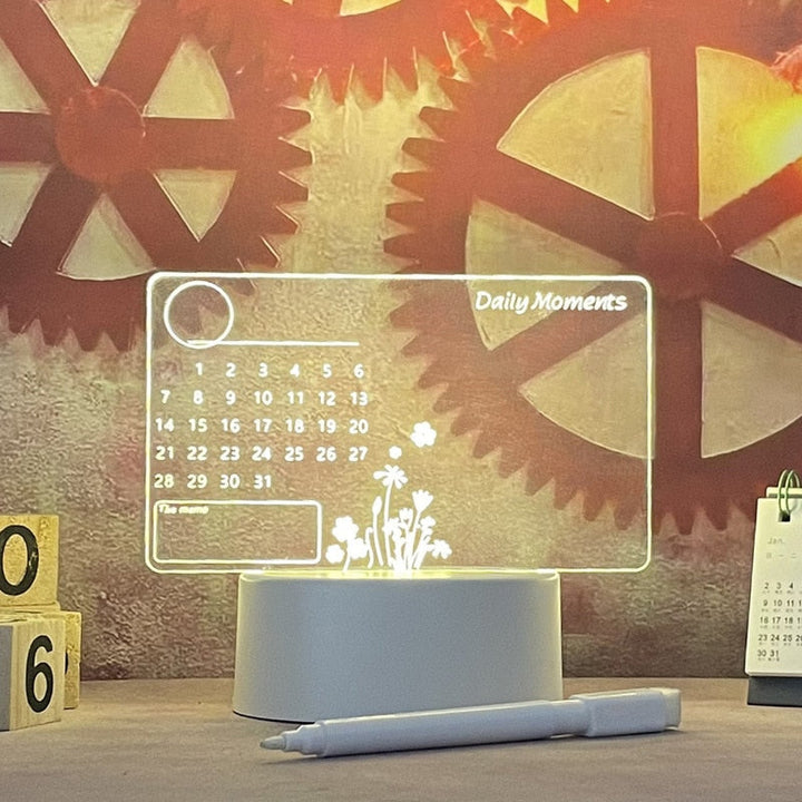 Lisslune | Creative Note Board Led Table Lamp