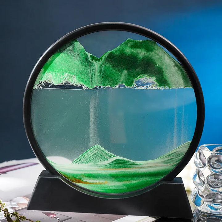Lisslune | 3D Moving Sand Art | Zen Garden Decoration | Retro Style