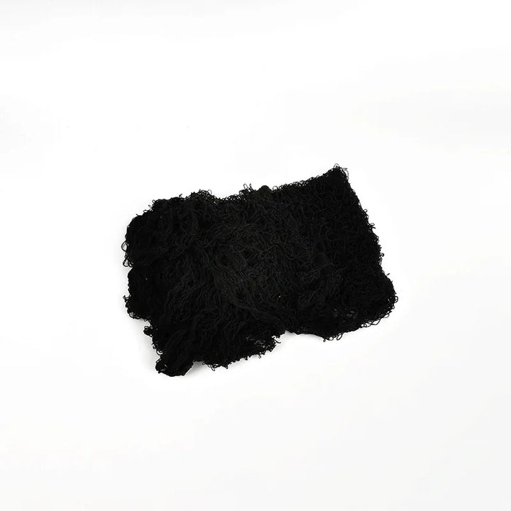 Rynx | Horror Halloween Party Decoration Haunted House Entrance Outdoor Deco Black Scary Fabric Creepy Gauze Gothic Props