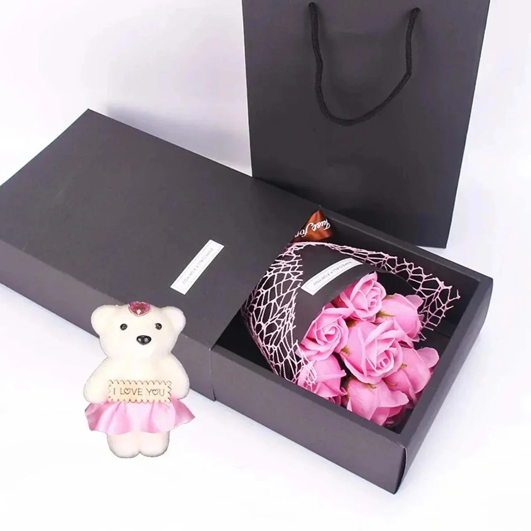 Lisslune | 7 Roses Soap Bouquet Gift Box