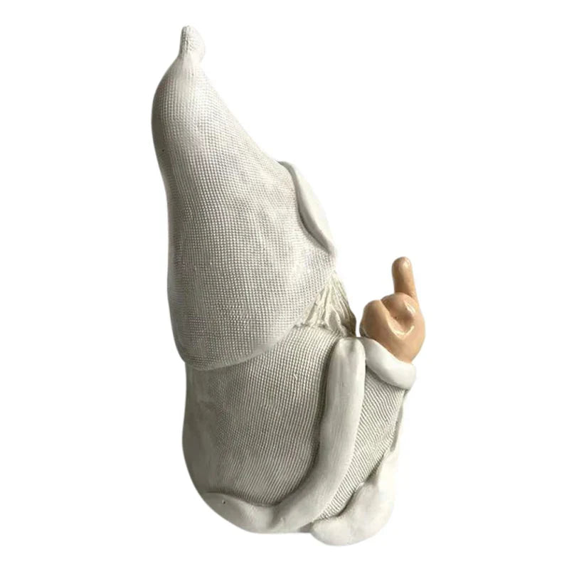 Lisslune | Angry Middle Finger Garden Gnome Decor