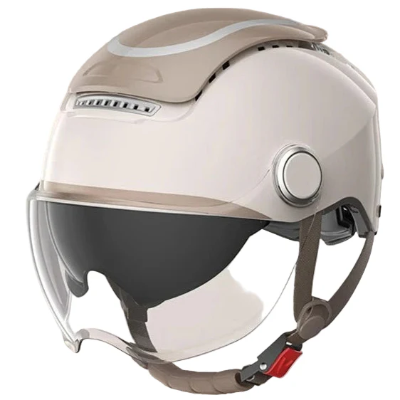Lisslune | Open Face Motorcycle Helmet with Dual Lenses & Breathable Summer Design – RiderMax