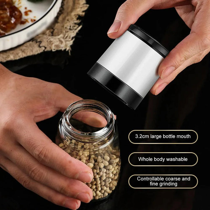 Lisslune | Adjustable ceramic spice mill with individual grind control