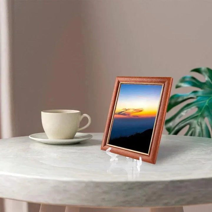 Lisslune | 20-piece versatile display stands in clear and black for stylish home display