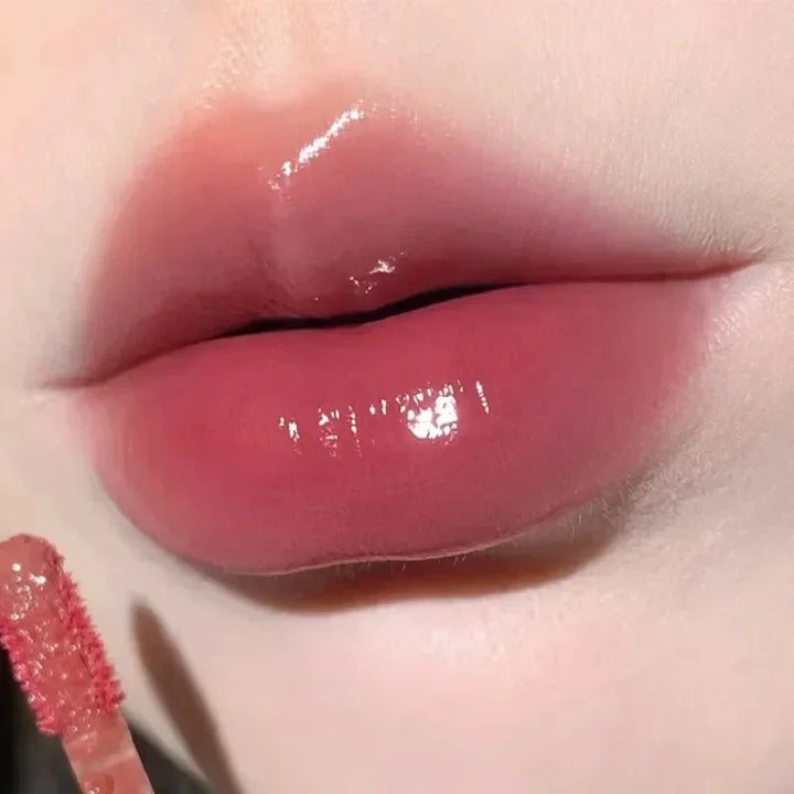 Rynx | Mirror Moisture Lip Jelly Long-lasting Transparent Jelly Black Tea Brown Lipstick Liquid Lipstick Lips Korean Makeup Cosmetics