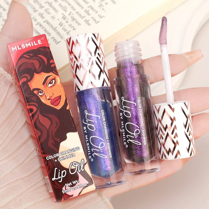 Rynx | Transparent Glitter Lipstick Women Makeup Diamond Shiny Long-lasting Waterproof Liquid Lipstick Non-sticky Glitter Lip Cosmetics