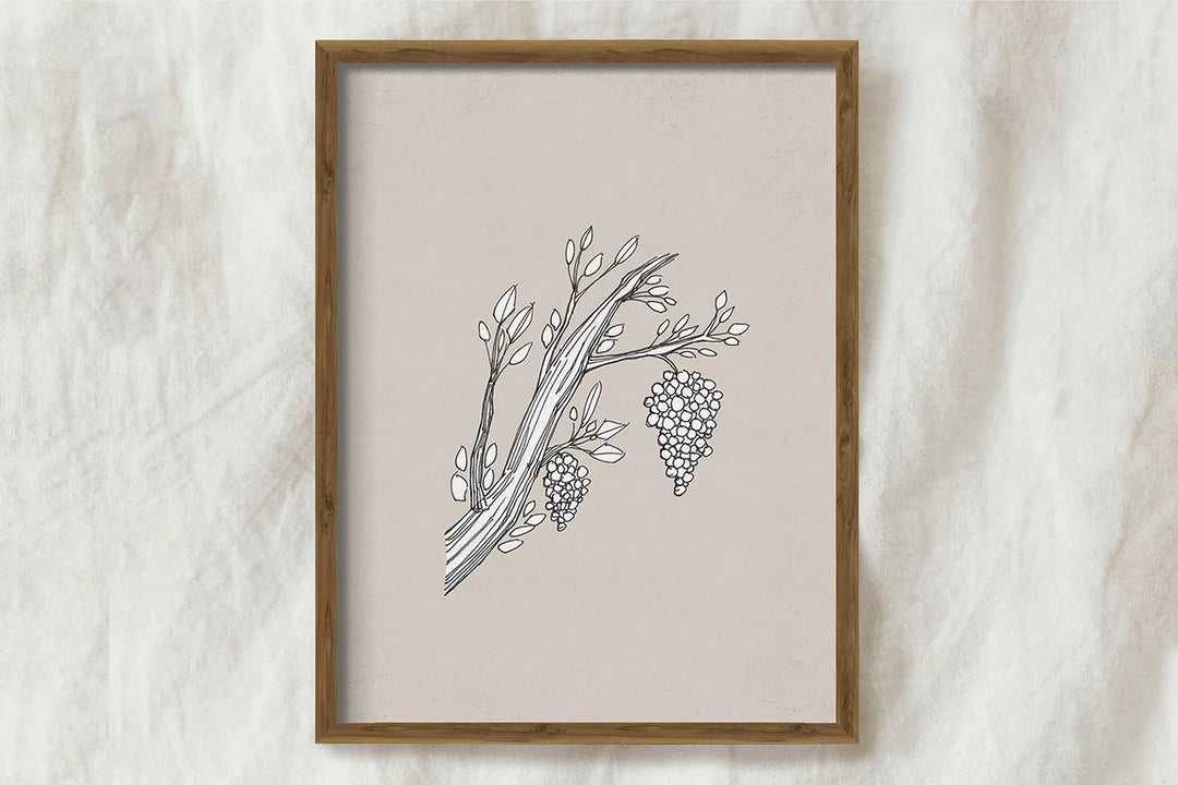 Lisslune | and branches canvas poster