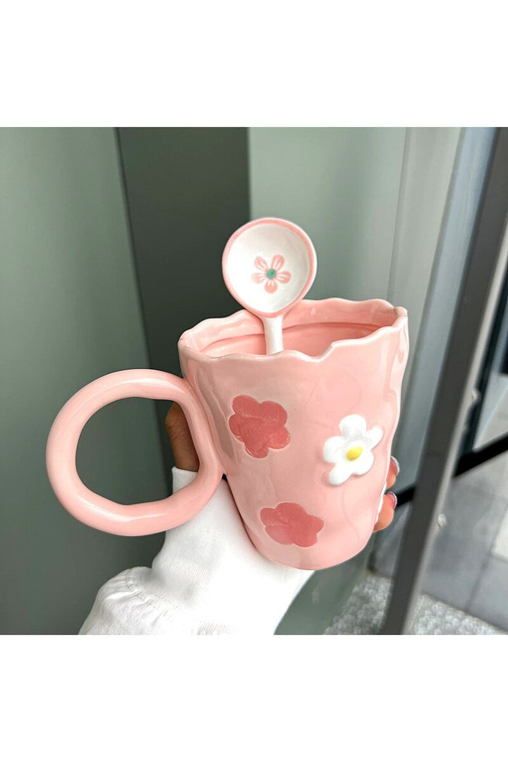 Lisslune | floral coffee cup