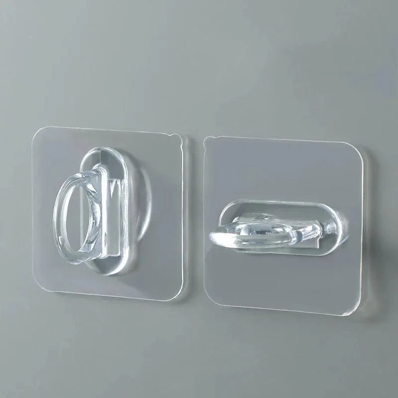 Lisslune | Transparent suction cup hook set for effortless wall organization